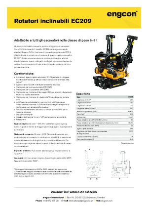 Tiltrotatori engcon EC209