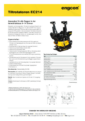 Tiltrotatori engcon EC214