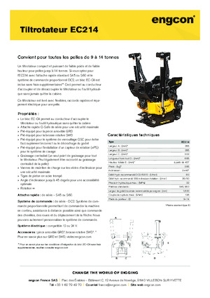 Tiltrotatori engcon EC214