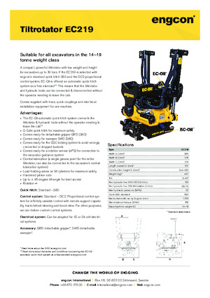 Tiltrotatori engcon EC219