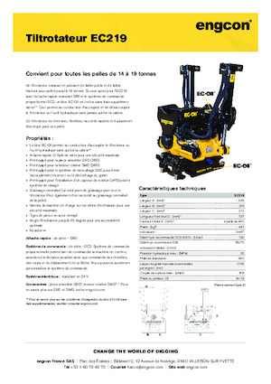 Tiltrotatori engcon EC219