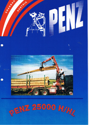 Dizalice za utovar drveta PENZ 25000 HL
