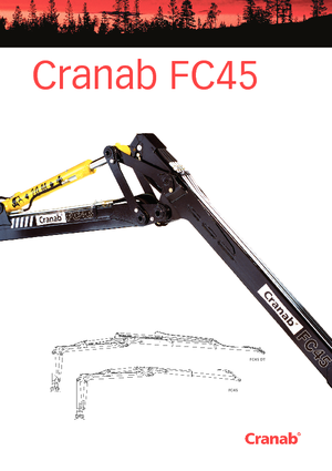 Dizalice za utovar drveta Cranab FC 45 DT