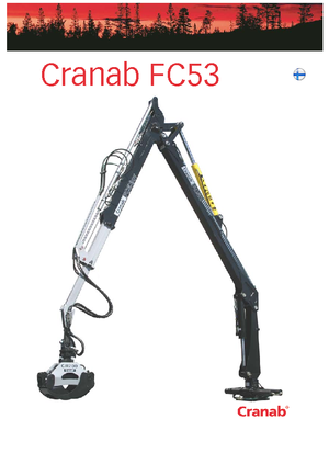 Dizalice za utovar drveta Cranab FC 53 DT