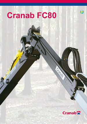 Dizalice za utovar drveta Cranab FC 80 Combi