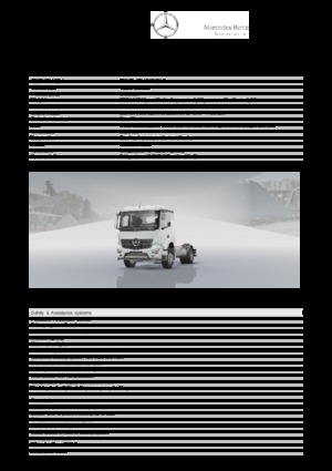 Krute šasije Mercedes-Benz Arocs 2024 K 4x2