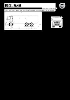 Krute šasije Volvo Trucks FMX11.330 6x4 Rigid - High B Ride