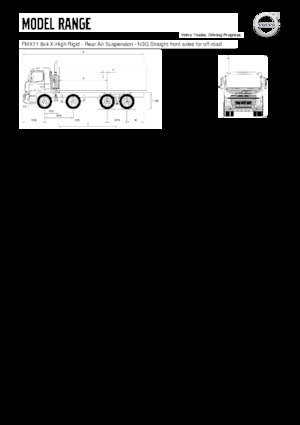 Krute šasije Volvo Trucks FMX11.330 8x4 X-High Rigid