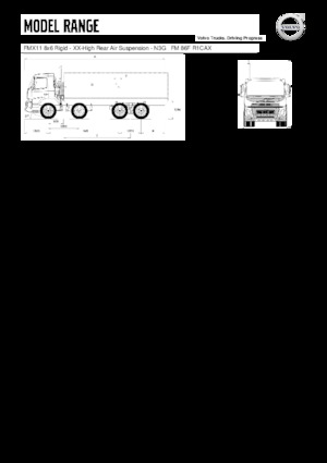 Krute šasije Volvo Trucks FMX11.350 8x6 Rigid - XX-High