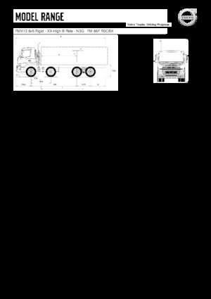 Krute šasije Volvo Trucks FMX11.350 8x6 Rigid - XX-High B Ride
