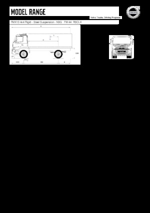 Krute šasije Volvo Trucks FMX13.420 4x4 Rigid