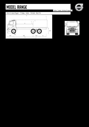Krute šasije Volvo Trucks FMX13.420 6x6 Rigid - T Ride