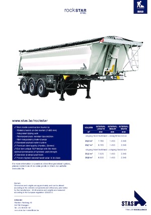 Kiper prikolice / Kiper Poluprikolice Stas Rockstar