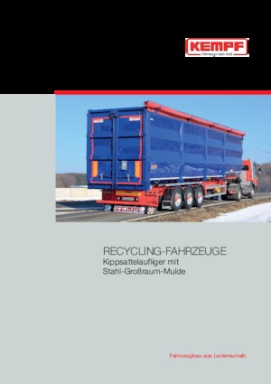 Kiper prikolice / Kiper Poluprikolice Kempf SKM 35/3 SHL-LIGHT