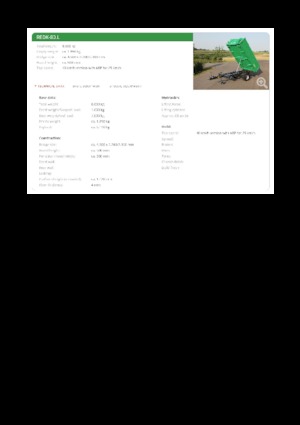 Kiper prikolice Reisch REDK-80.L