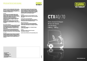 Tegljači za vuču Clark CTX 70