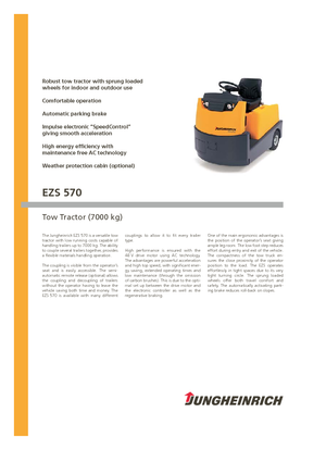 Tegljači za vuču Jungheinrich EZS 570