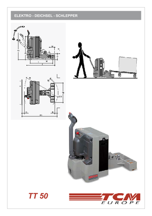 Tegljači za vuču TCM TT 50