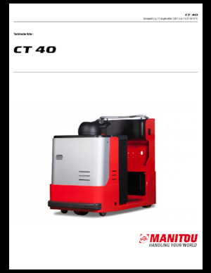 Tegljači za vuču Manitou CT 40