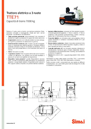 Tegljači za vuču Simai TTE 71