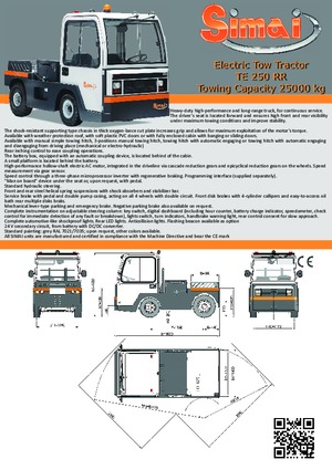 Tegljači za vuču Simai TE 250 RR