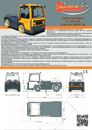 Tegljači za vuču Simai TE 500 RR