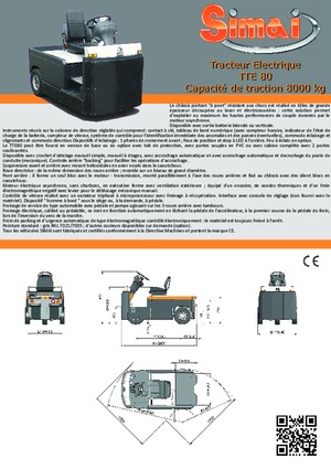 Tegljači za vuču Simai TTE 80 ac
