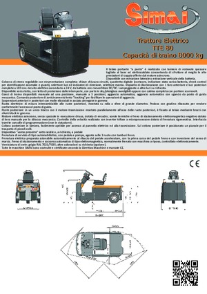 Tegljači za vuču Simai TTE 80 ac