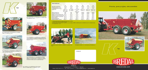 Rasipači gnojiva Bredal K 105 LB