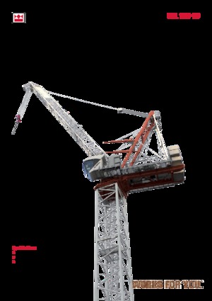 Toranjski kranovi - Grana kolica - Okretna na vrhu Terex Comedil (Zeppelin) CTL 140-10