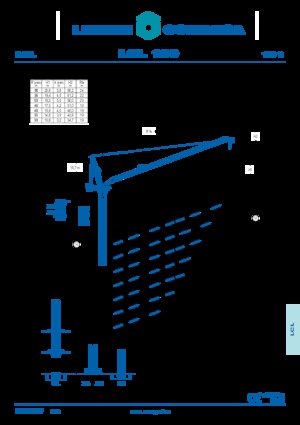 Toranj dizalice - Luffing Boom - Top-slewing Comansa LCL 190