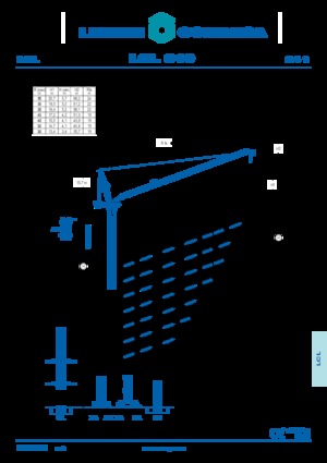 Toranj dizalice - Luffing Boom - Top-slewing Comansa LCL 310