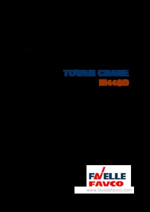 Toranj dizalice - Luffing Boom - Top-slewing Favelle Favco M440D