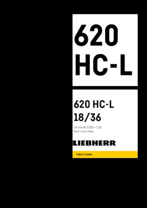 Toranj dizalice - Luffing Boom - Top-slewing Liebherr 620 HC-L 18/36