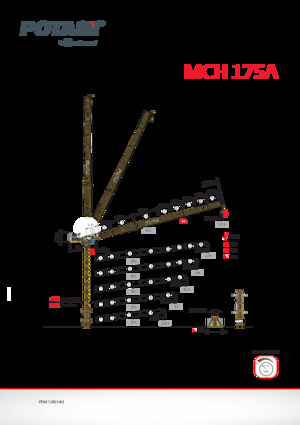 Toranj dizalice - Luffing Boom - Top-slewing Potain MCH 175 A