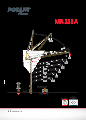 Toranj dizalice - Luffing Boom - Top-slewing Potain MR 225 A