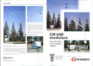 Toranjski kranovi - Grana kolica - Okretanje na dnu Cattaneo CM 60B