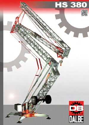 Toranjski kranovi - Grana kolica - Okretanje na dnu Gru Dalbe HS 380 Marilyn