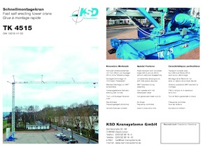 Toranjski kranovi - Grana kolica - Okretanje na dnu KSD TK 4515 (2,5m)