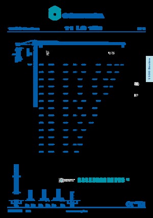 Toranjski kranovi - Grana kolica - Okretna na vrhu Comansa 11LC150