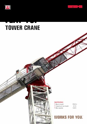 Toranjski kranovi - Grana kolica - Okretna na vrhu Terex Comedil (Zeppelin) CTT 231-12