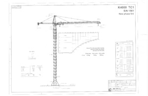 Toranjski kranovi - Grana kolica - Okretna na vrhu Kroll K-4000