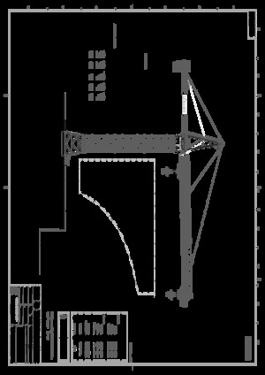 Toranjski kranovi - Grana kolica - Okretna na vrhu Kroll K5000S