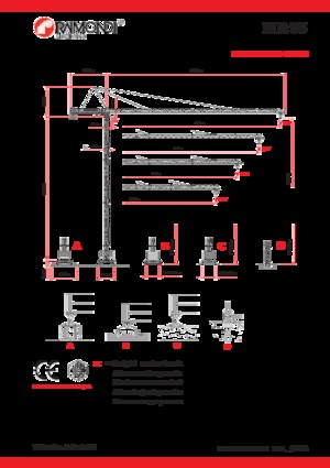 Toranjski kranovi - Grana kolica - Okretna na vrhu Raimondi MR75