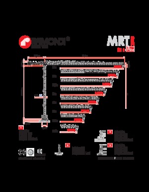 Toranjski kranovi - Grana kolica - Okretna na vrhu Raimondi MRT159