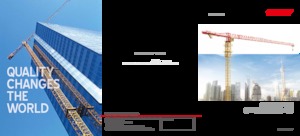 Toranjski kranovi - Grana kolica - Okretna na vrhu Sany SYT380