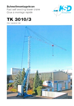 Toranjski kranovi - Grana kolica - Okretanje na dnu KSD TK  3010/3 (2,5 m)