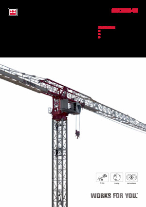 Toranjski kranovi - Grana kolica - Okretna na vrhu TEREX CRANES CTT 721B-40