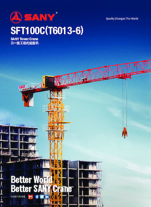 Toranjski kranovi - Grana kolica - Okretna na vrhu Sany SFT100C 