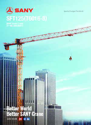 Toranjski kranovi - Grana kolica - Okretna na vrhu Sany SFT125